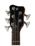 Teambuilt Pro Series Corvette Ash, 5-String, A/A, (Burgundy Red Transparent Satin), зображення 3